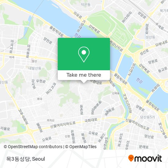 목3동성당 map