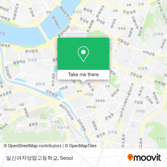 일신여자상업고등학교 map