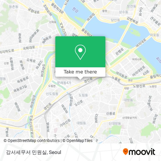 강서세무서 민원실 map