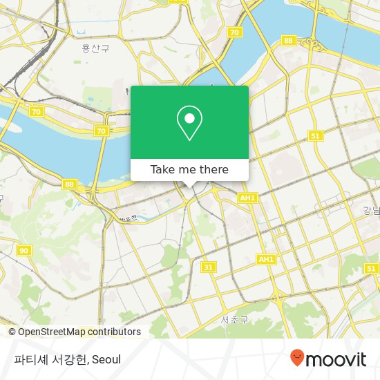 파티셰 서강헌 map