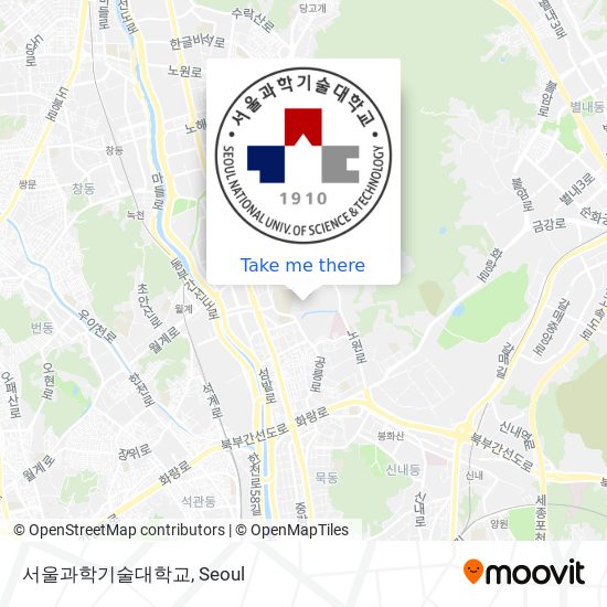 서울과학기술대학교 map
