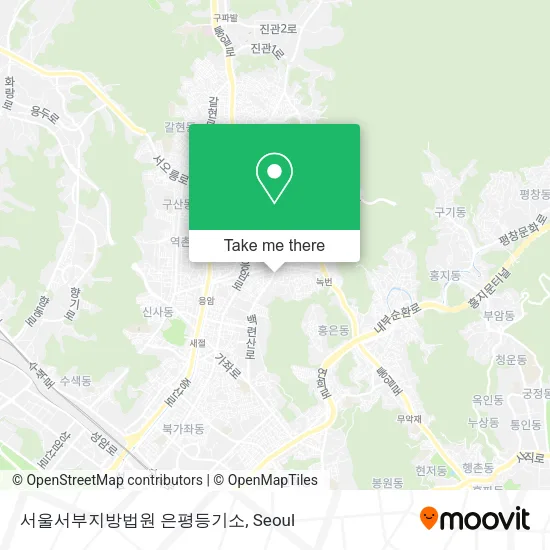 서울서부지방법원 은평등기소 map