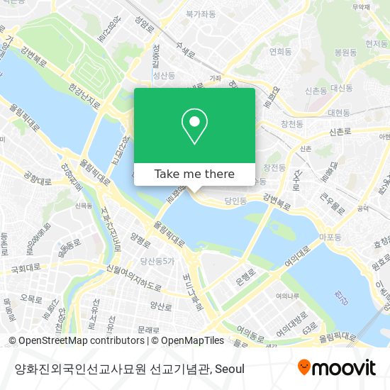 양화진외국인선교사묘원 선교기념관 map