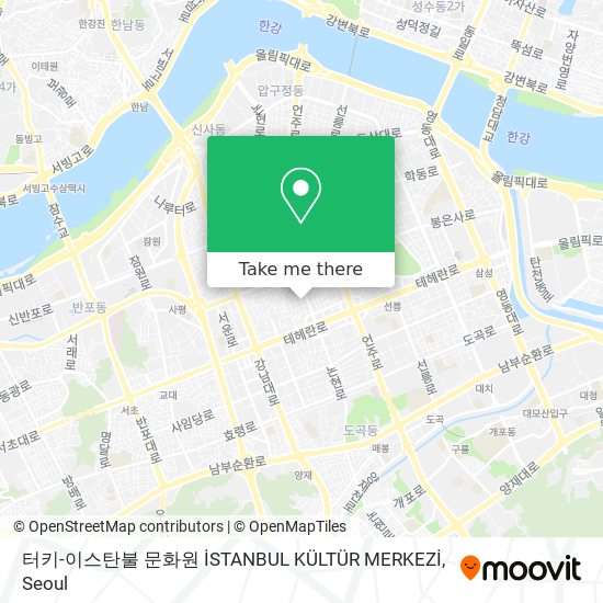 터키-이스탄불 문화원 İSTANBUL KÜLTÜR MERKEZİ map