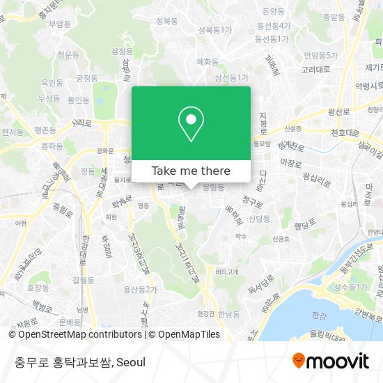 충무로 홍탁과보쌈 map