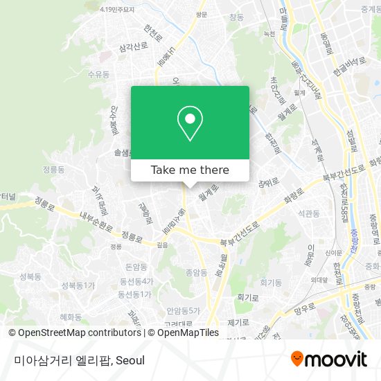 미아삼거리 엘리팝 map