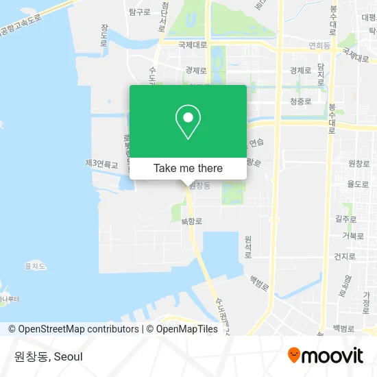 원창동 map