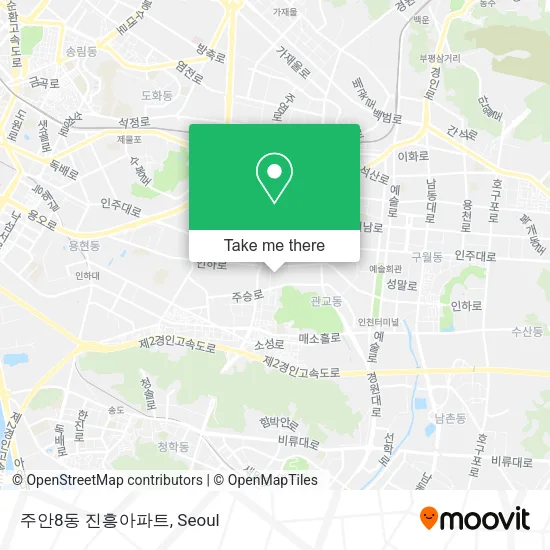 주안8동 진흥아파트 map