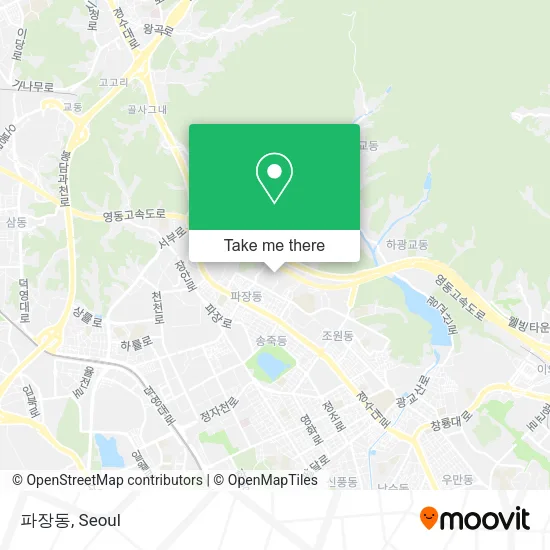파장동 map
