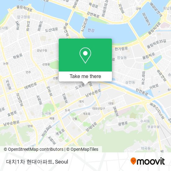 대치1차 현대아파트 map