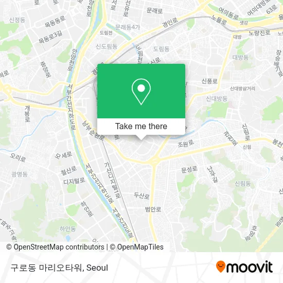 구로동 마리오타워 map