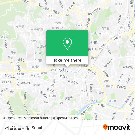 서울풍물시장 map