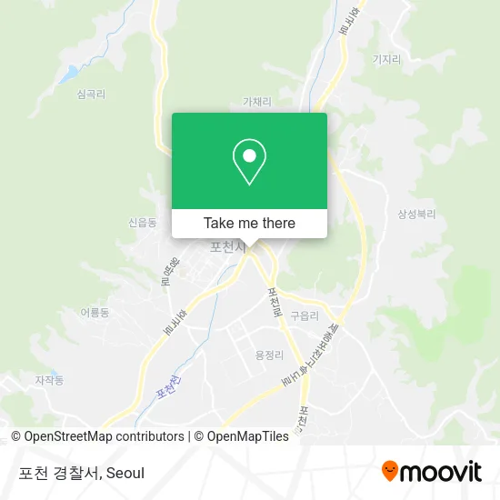 포천 경찰서 map