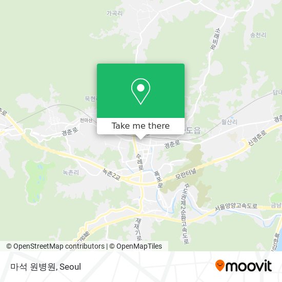 마석 원병원 map