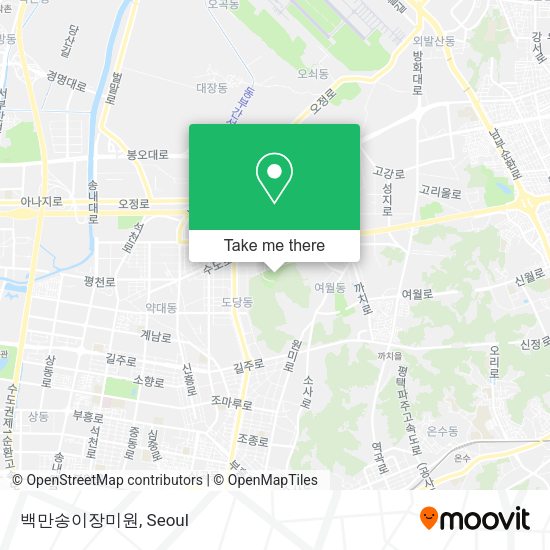 백만송이장미원 map