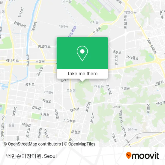 백만송이장미원 map