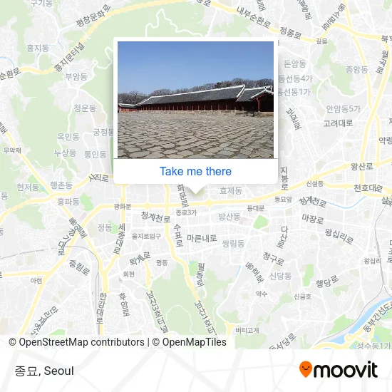 종묘 map