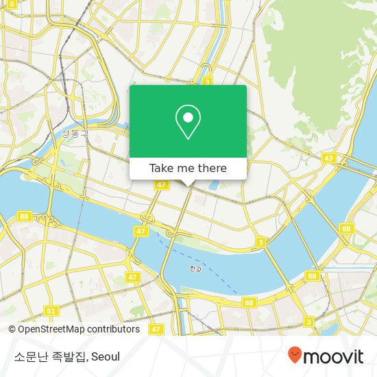 소문난 족발집 map