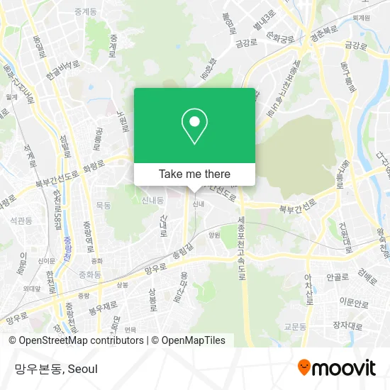망우본동 map