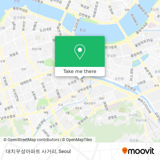대치우성아파트 사거리 map