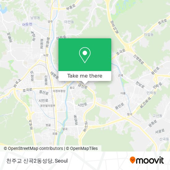 천주교 신곡2동성당 map