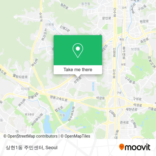 상현1동 주민센터 map