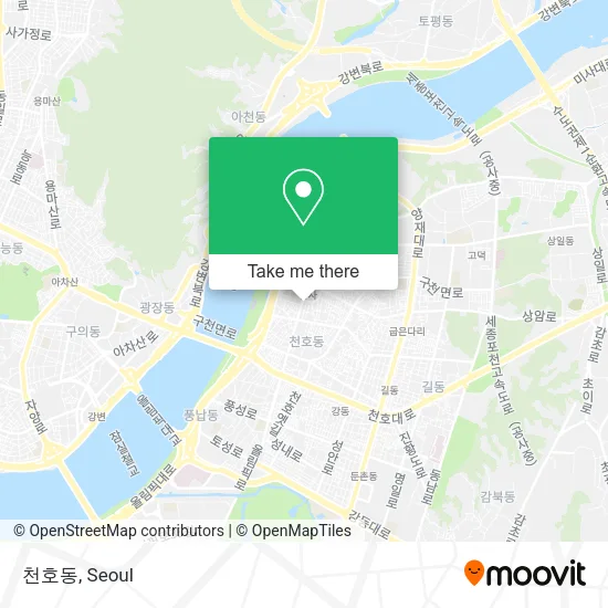 천호동 map