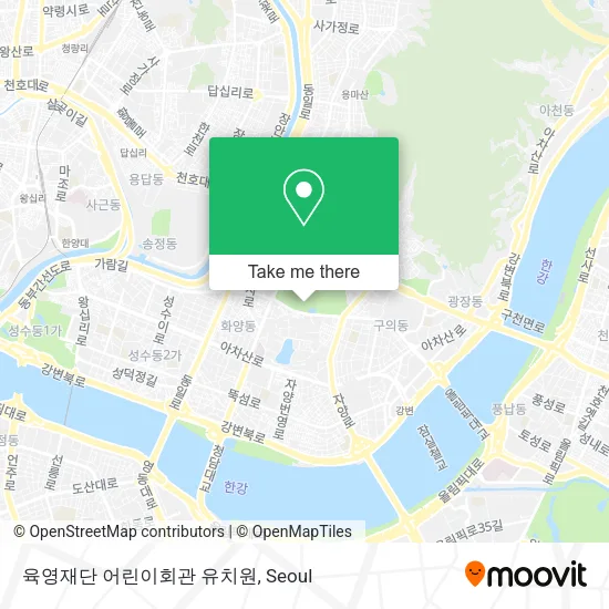 육영재단 어린이회관 유치원 map