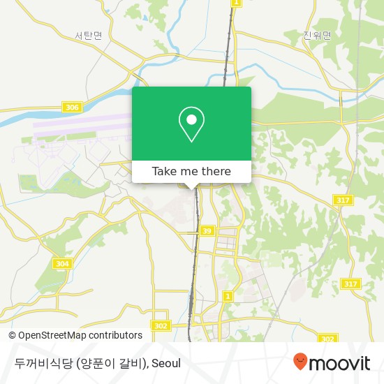 두꺼비식당 (양푼이 갈비) map