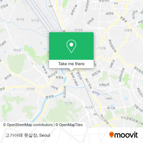 고가아래 풋살장 map