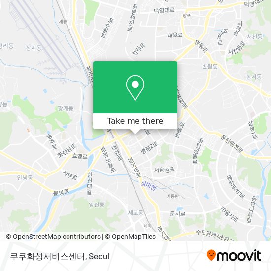 쿠쿠화성서비스센터 map