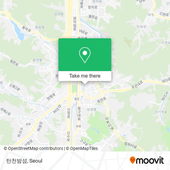 탄천밤섬 map