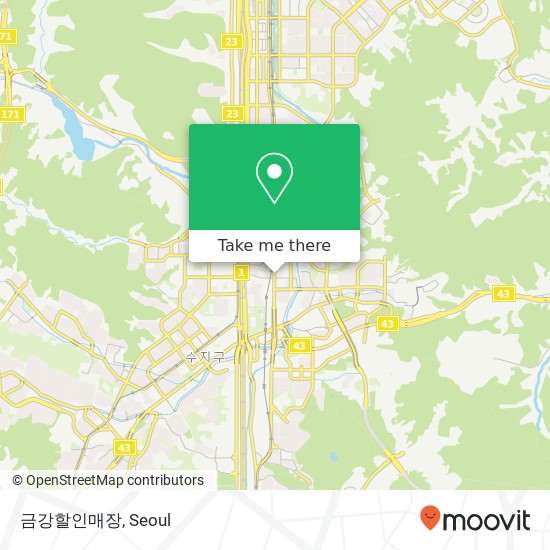 금강할인매장 map