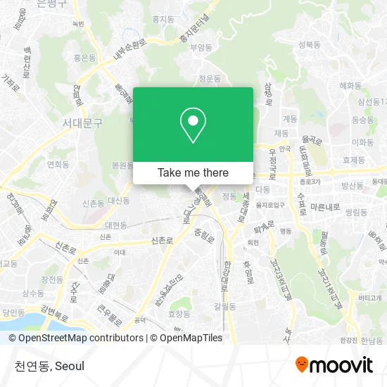 천연동 map