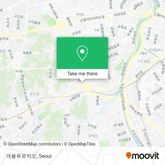 개봉푸르지오 map