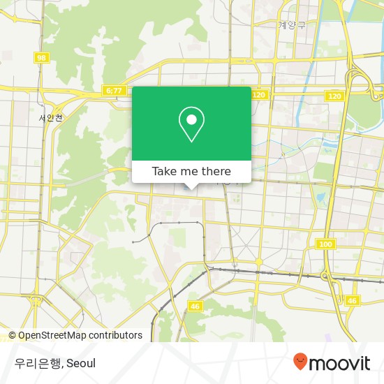 우리은행 map