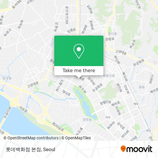롯데백화점 본점 map