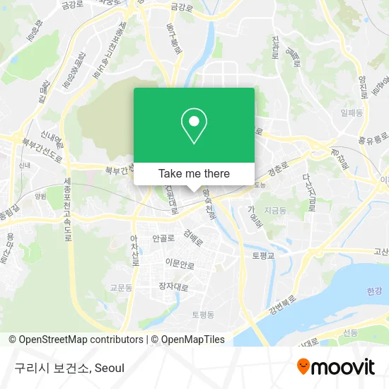 구리시 보건소 map