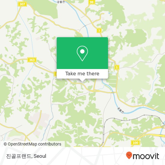 진골프랜드 map