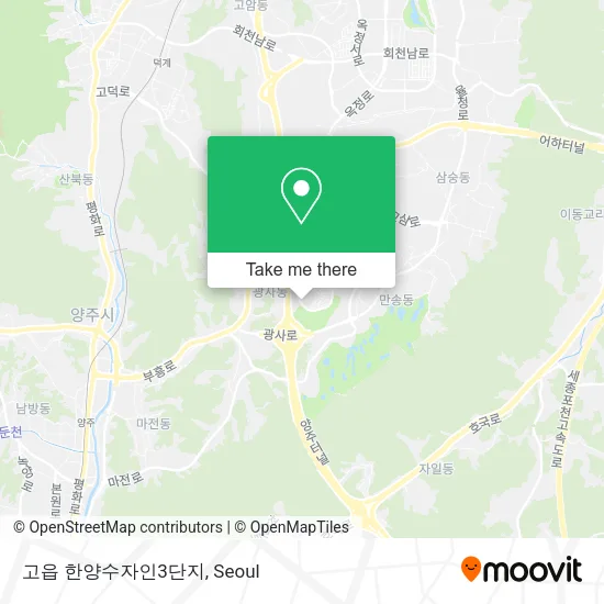 고읍 한양수자인3단지 map