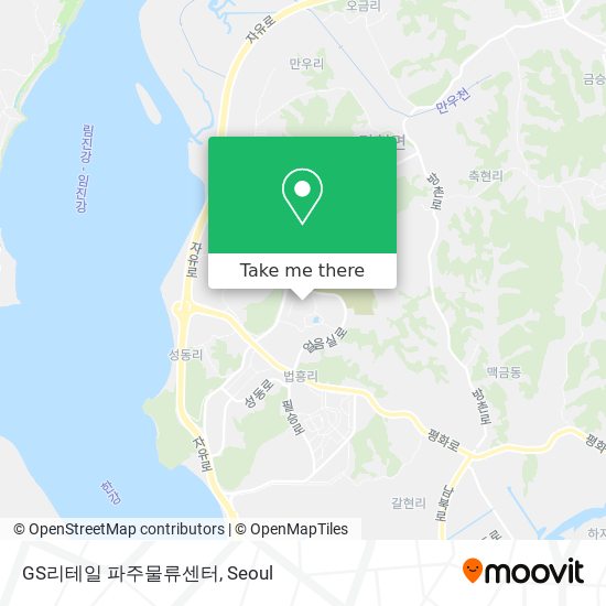 GS리테일 파주물류센터 map