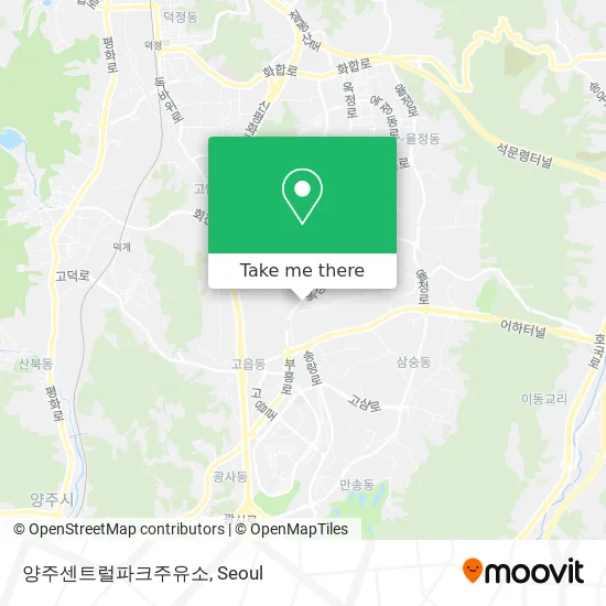 양주센트럴파크주유소 map