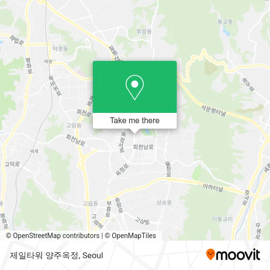 제일타워 양주옥정 map