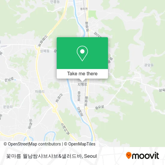 꽃마름 월남쌈샤브샤브&샐러드바 map