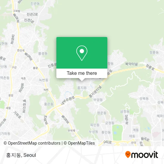 홍지동 map