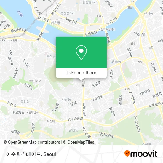 이수힐스테이트 map