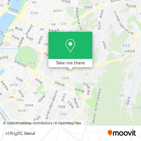 서하남IC map