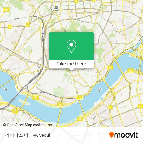 라이너스 바베큐 map