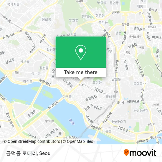 공덕동 로터리 map