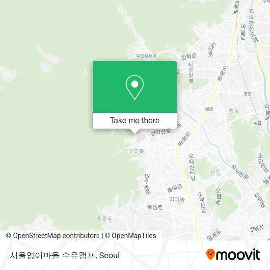 서울영어마을 수유캠프 map